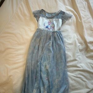 Disney Frozen Silver and Blue Dress